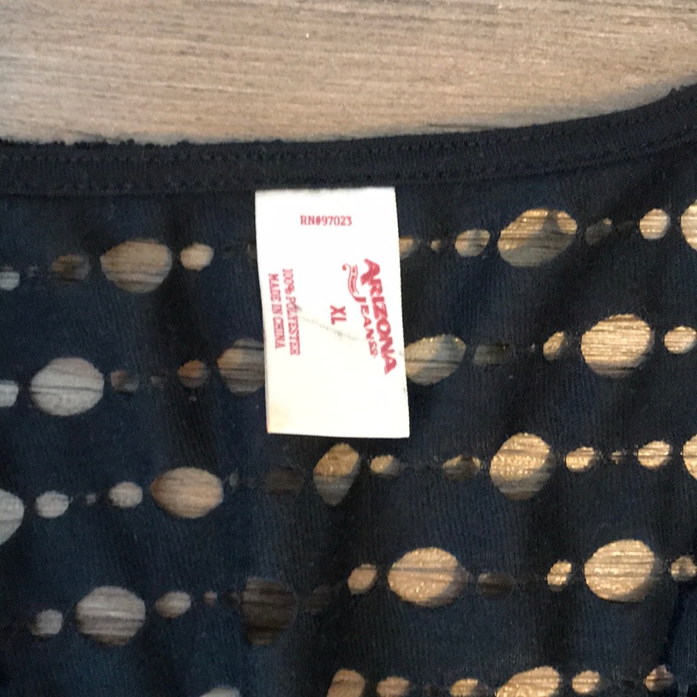 Black bathing suit cover up NWOT - Picture 4 of 6